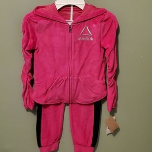 Reebok 2pc Girl's Tracksuit - Size 5 I